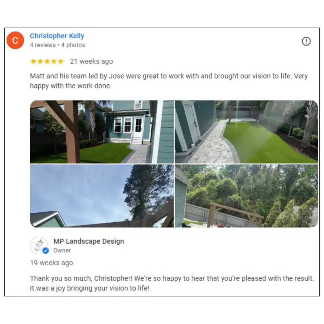 Landscape design and build customer review