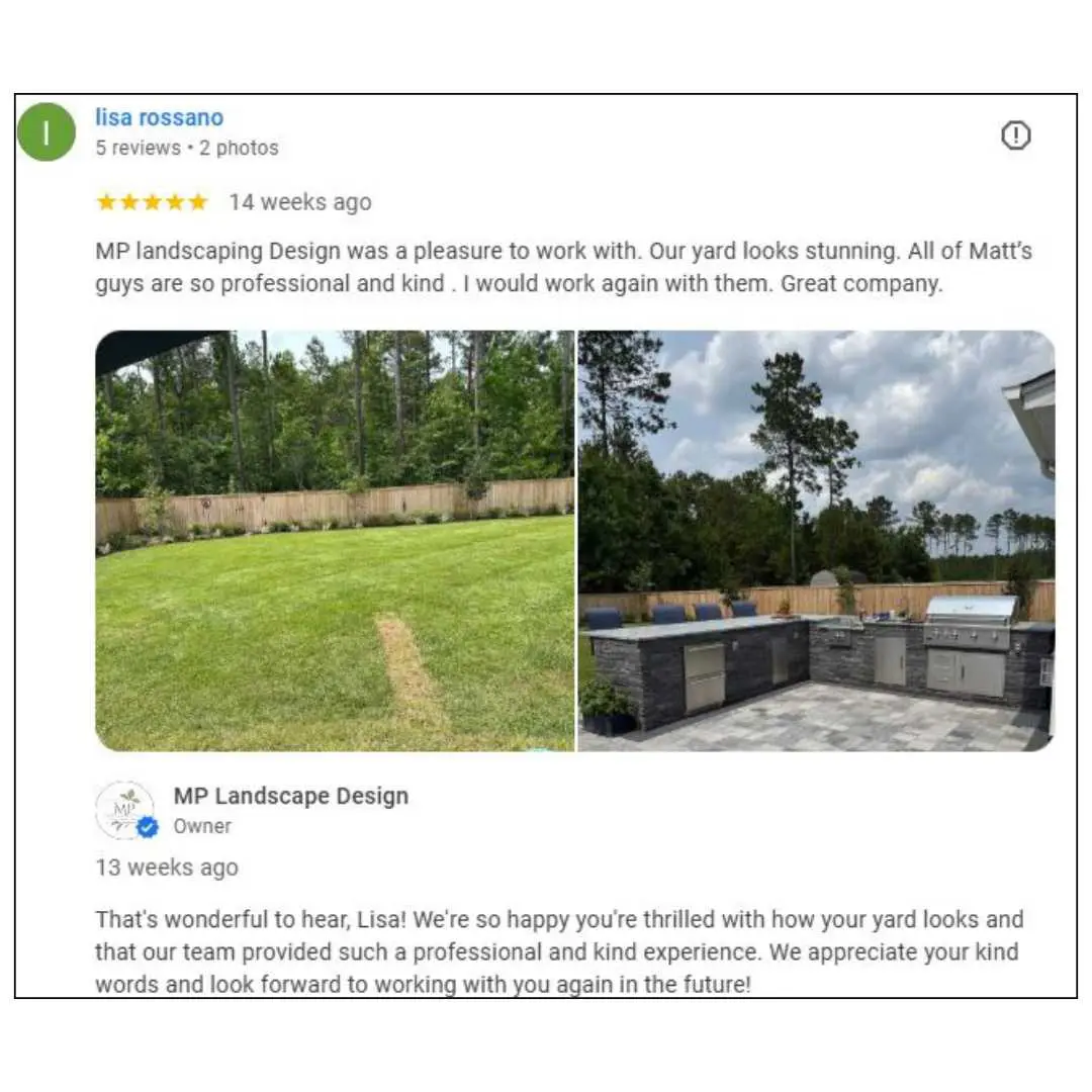 Landscape design and build customer review