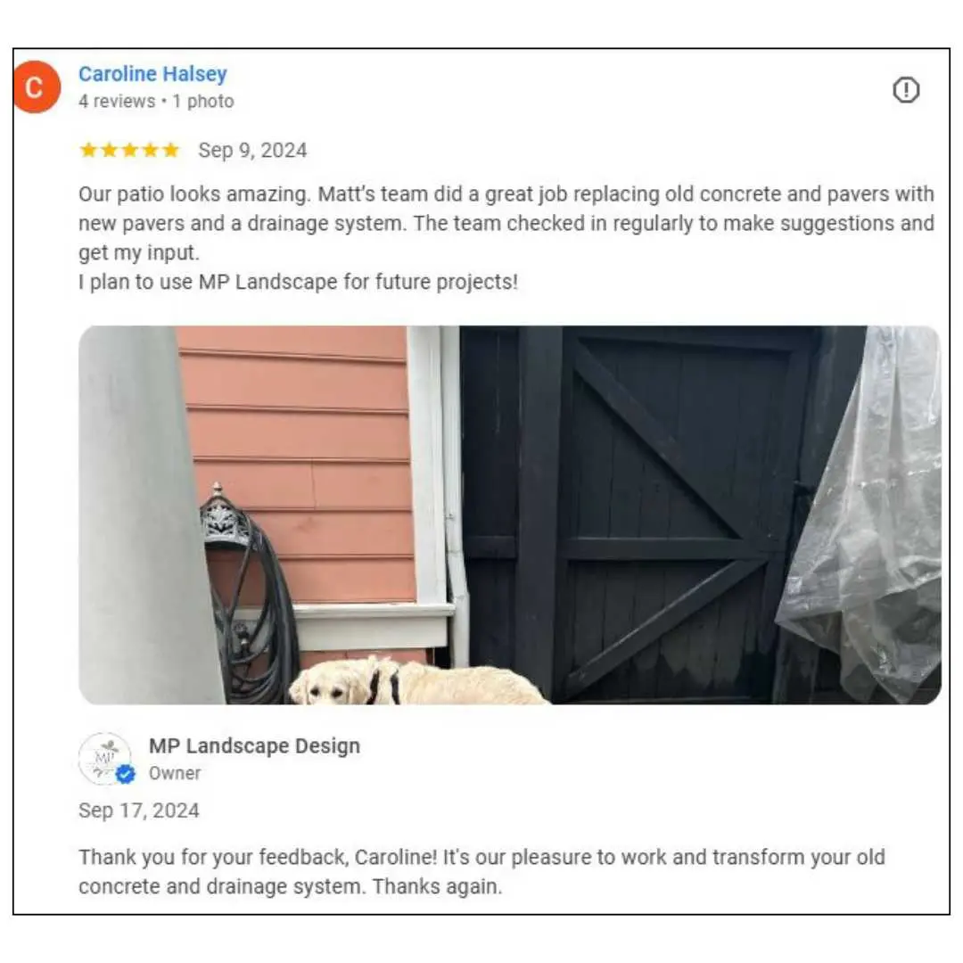 Landscape design and build customer review