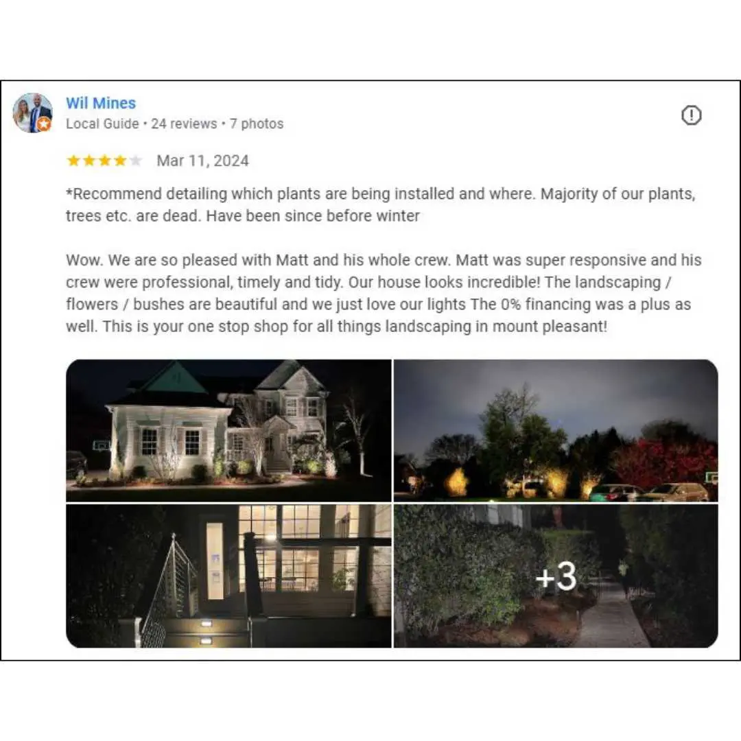 Landscape design and build customer review