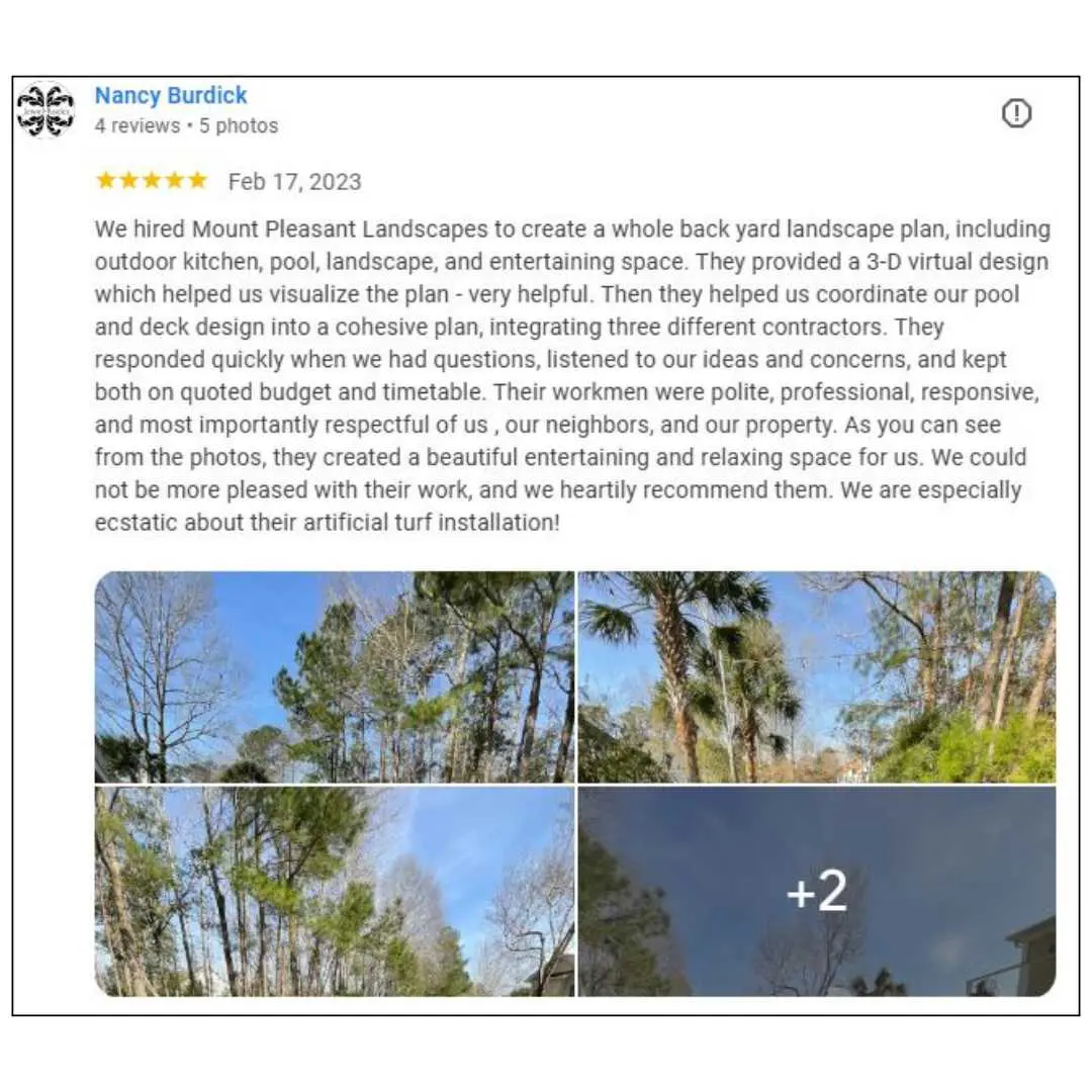 Landscape design and build customer review