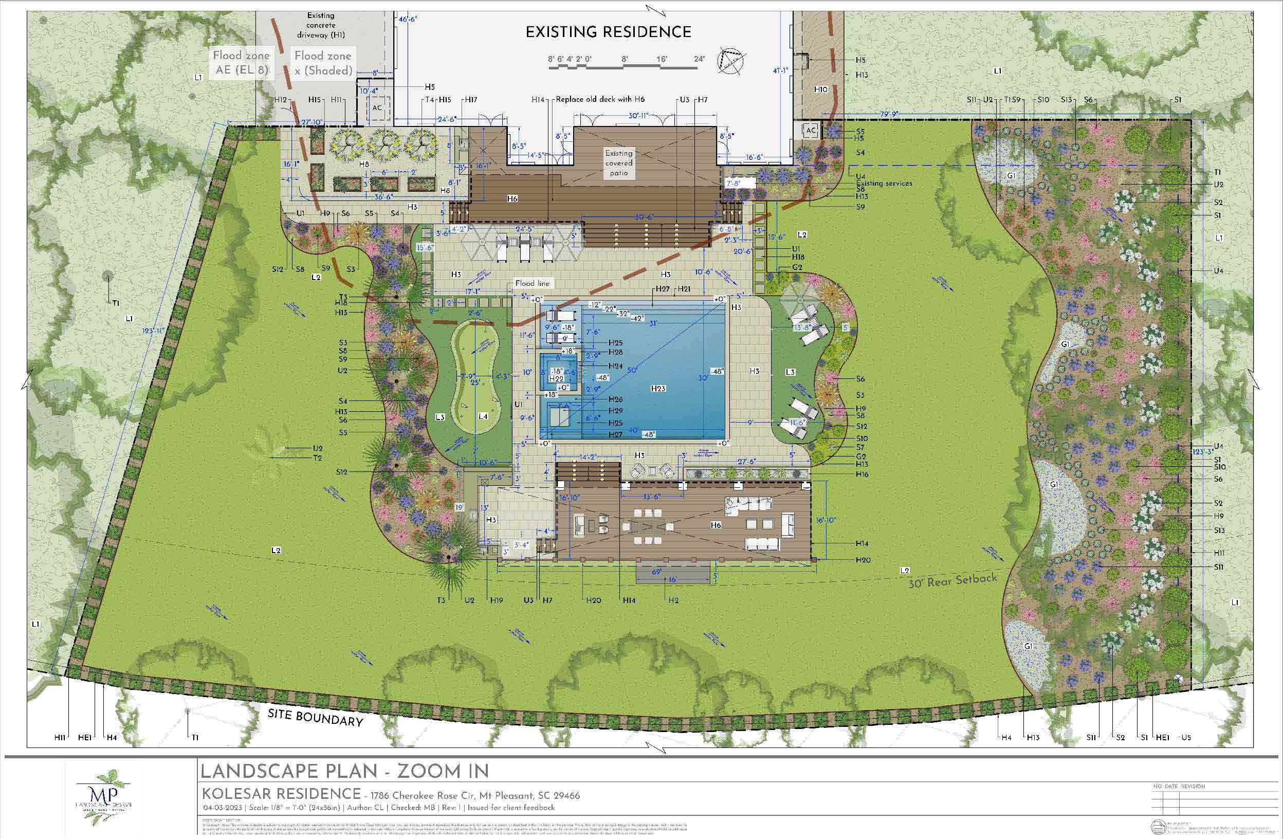 SOG-7580-MPL-1786 CHEROKEE ROSE CIR-SITE PLAN-ZOOM-IN-R1-24x36in SOG-7580-MPL-1786 CHEROKEE ROSE CIR-SITE PLAN-ZOOM-IN-R1-24x36in