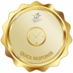 landscaping company quick turn around badge