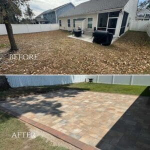 Backyard Patio Hardscaping
